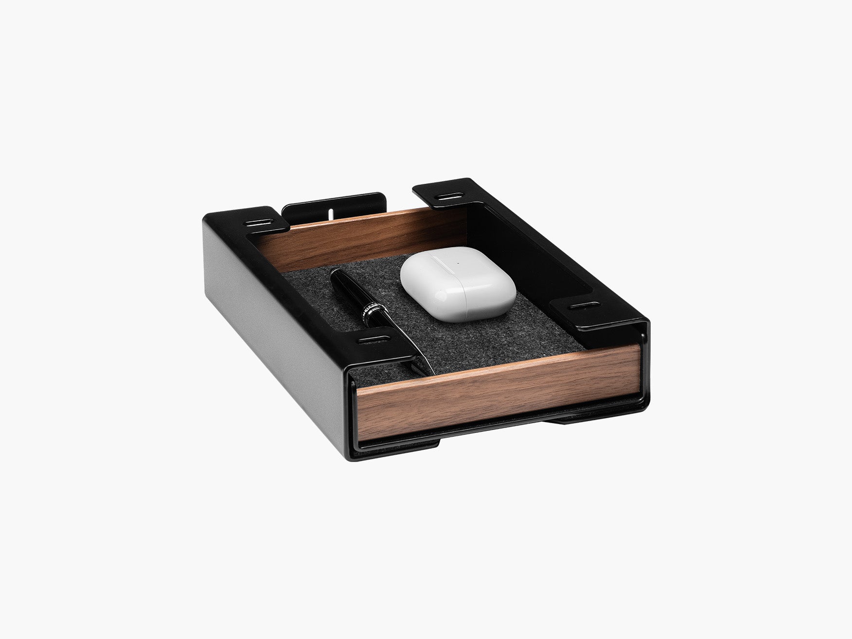 BALOLO, Desk Cockpit, Standing Desk, Stehschreibtisch, Schublade, Tray Set, Schublade für Schreibtisch, Drawer for Desk, Desk Drawer, Home Office, Work from Home, organized workspace, desk setup, #material_Amerikanischer Nussbaum