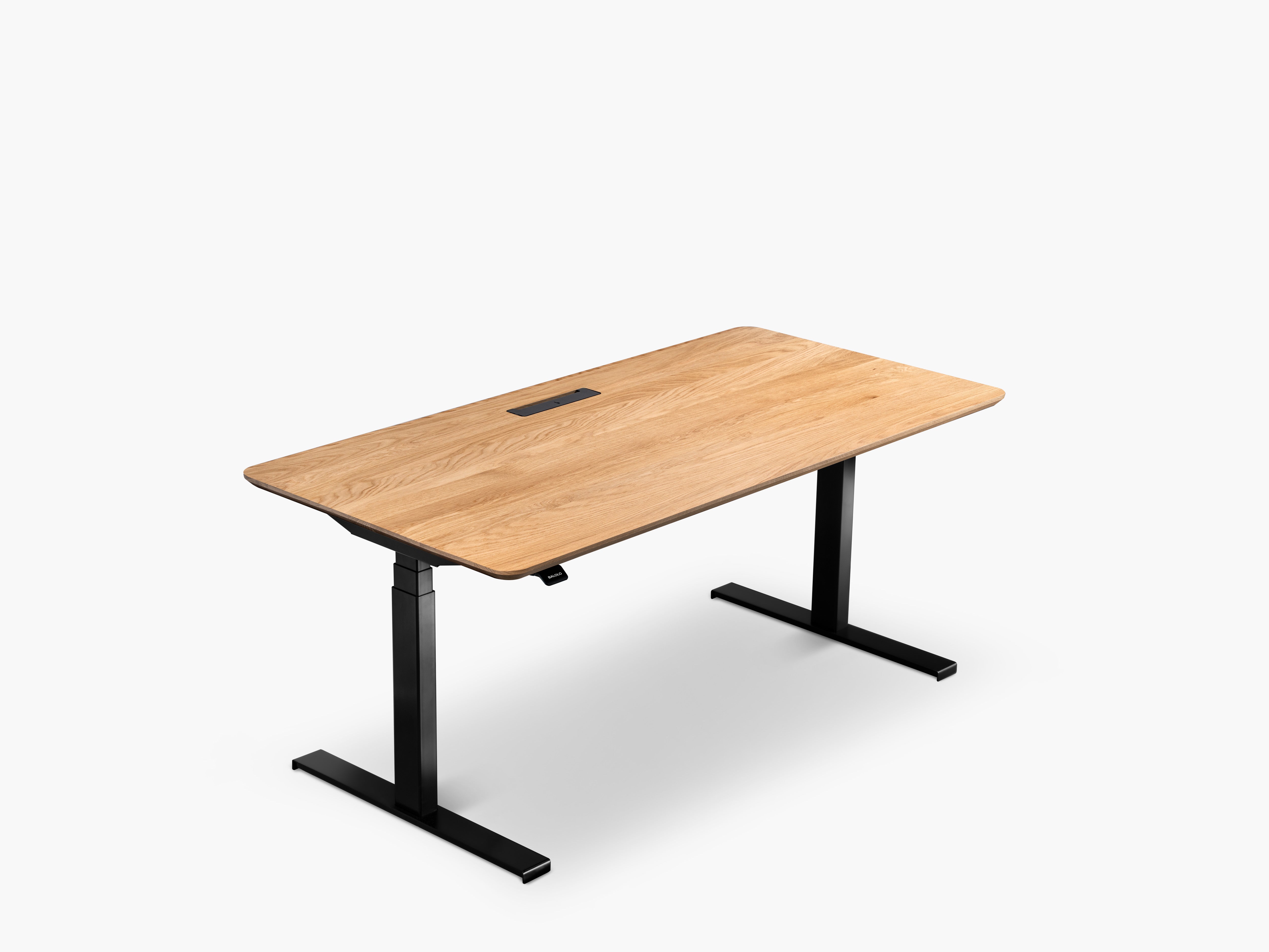 BALOLO, Desk Cockpit, Standing Desk, Stehschreibtisch, Schreibtisch, Organisierter Arbeitsplatz, Höhenverstellbarer Schreibtisch, height-Adjustable Desk, Sit and standing desk, Modularer Schreibtisch, Kabelmanagement, Cable Management
#Material_Eiche