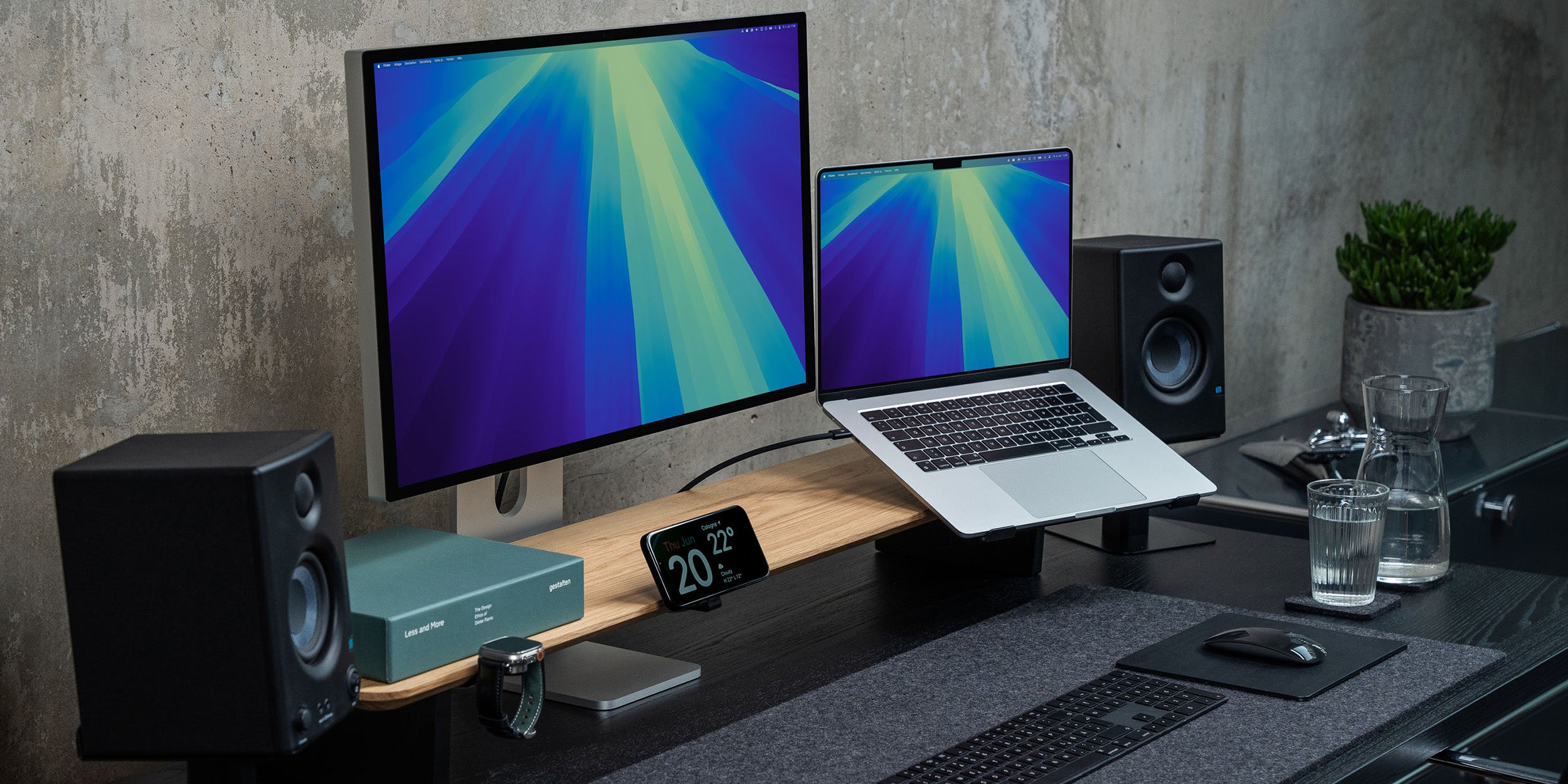 BALOLO, Desk Setup, Desk Shelf, Monitor Stand, Monitorständer, Schreibtisch, Schreibtisch Organisation, home office, Büro, office