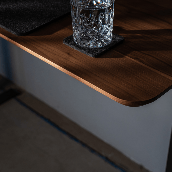 BALOLO, Desk Cockpit, Standing Desk, Stehschreibtisch, Schublade, Tray Set, Schublade für Schreibtisch, Drawer for Desk, Desk Drawer, Home Office, Work from Home, organized workspace, desk setup, #material_Amerikanischer Nussbaum