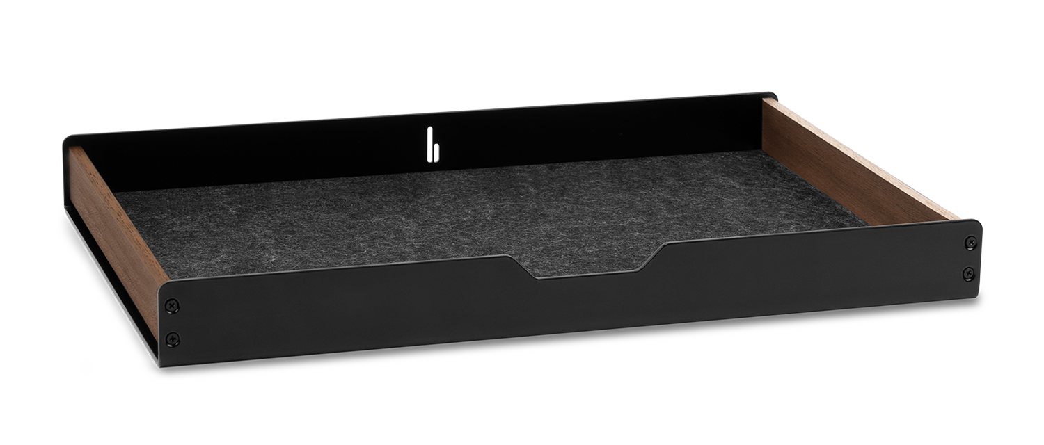 BALOLO, Setup Cockpit, Catch All Tray Large, Catch All Tray, Paper Tray, Pen Tray, Desk Organizer, Desk Organization, organized desk, organized workspace, monitor stand, desk shelf, monitor riser, work from home setup, office