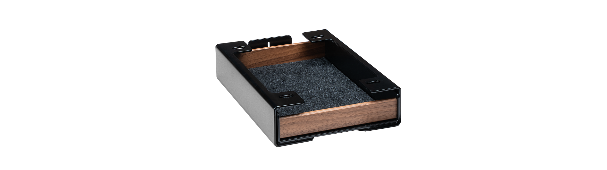 BALOLO, Desk Cockpit, Standing Desk, Stehschreibtisch, Schublade, Tray Set, Schublade für Schreibtisch, Drawer for Desk, Desk Drawer, Home Office, Work from Home, organized workspace, desk setup, #material_Amerikanischer Nussbaum