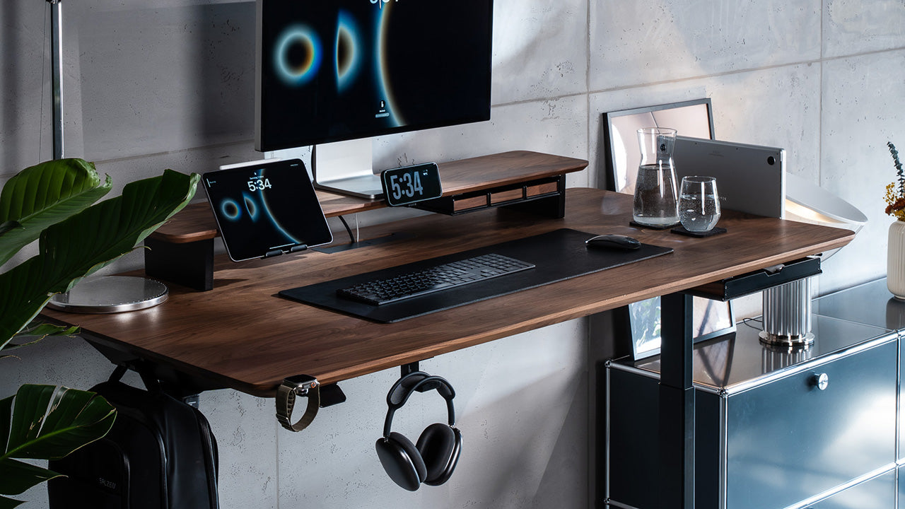 BALOLO, Desk Cockpit, Schreibtisch, Desk, sit standing desk, sitz steh schreibtisch, höhenverstellbarer Schreibtisch, height adjustable desk