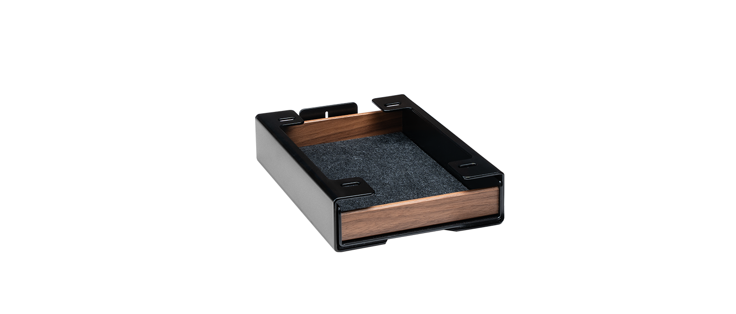 BALOLO, Desk Cockpit, Standing Desk, Stehschreibtisch, Schublade, Tray Set, Schublade für Schreibtisch, Drawer for Desk, Desk Drawer, Home Office, Work from Home, organized workspace, desk setup,  #material_Amerikanischer Nussbaum